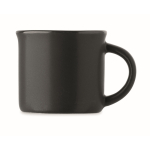 Tasse en céramique spéciale pour espresso personnalisable 40 ml couleur noir quatrième vue
