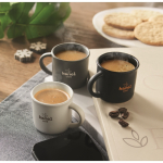 Tasse en céramique spéciale pour espresso personnalisable 40 ml couleur blanc vue d'ambiance principale