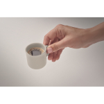 Tasse en céramique spéciale pour espresso personnalisable 40 ml couleur blanc troisième vue photographique