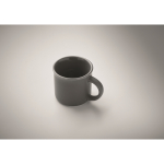 Tasse en céramique spéciale pour espresso personnalisable 40 ml couleur gris foncé deuxième vue photographique