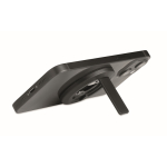 Support magnétique circulaire pour iPhone® avec décapsuleur inclus couleur noir quatrième vue