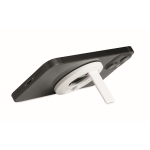 Support magnétique circulaire pour iPhone® avec décapsuleur inclus couleur blanc quatrième vue