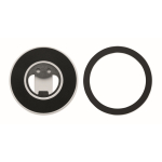 Support magnétique circulaire pour iPhone® avec décapsuleur inclus couleur blanc sixième vue
