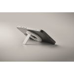 Support magnétique circulaire pour iPhone® avec décapsuleur inclus couleur blanc septième vue photographique