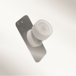 Support magnétique pour téléphone portable avec option de charge couleur blanc vue thématique photographique