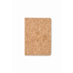 Étui pour passeport en liège avec compartiment pour cartes couleur beige deuxième vue