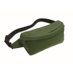 Sac banane en RPET et PU ajustable avec un grand compartiment couleur vert foncé
