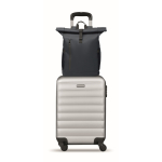 Sac à dos roll-top pour ordinateur portable avec sangle trolley 15'' couleur bleu huitième vue
