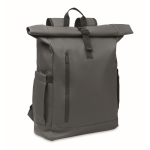 Sac à dos roll-top pour ordinateur portable avec sangle trolley 15'' couleur gris foncé