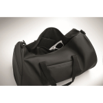 Sac de voyage en polyester et PU avec des poches latérales couleur noir cinquième vue photographique