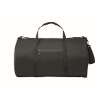 Sac de voyage en polyester et PU avec des poches latérales couleur noir septième vue