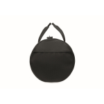 Sac de voyage en polyester et PU avec des poches latérales couleur noir