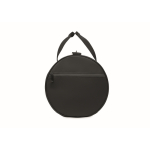 Sac de voyage en polyester et PU avec des poches latérales couleur noir