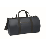 Sac de voyage en polyester et PU avec des poches latérales couleur bleu