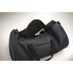 Sac de voyage en polyester et PU avec des poches latérales couleur bleu cinquième vue photographique