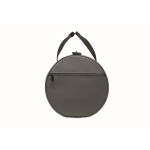 Sac de voyage en polyester et PU avec des poches latérales couleur gris foncé