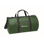 Sac de voyage en polyester et PU avec des poches latérales couleur vert foncé vue principale