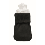 Petit chauffe-mains en polyester avec un système autochauffant couleur noir