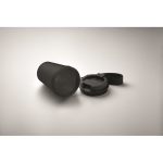 Gobelet anti-fuite avec sangle en polyester RPET 300ml couleur noir troisième vue photographique