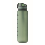 Gourde en plastique avec graduations et bouchon rabattable 1L couleur vert foncé neuvième vue