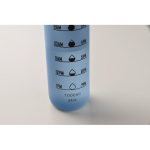 Gourde en plastique avec graduations et bouchon rabattable 1L sixième vue photographique