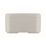 Boîte repas en plastique avec une bande élastique de fermeture 750ml couleur gris cinquième vue