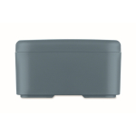 Boîte repas en plastique avec une bande élastique de fermeture 750ml couleur noir mat cinquième vue