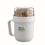 Tasse à emporter pour le petit-déjeuner avec 2 compartiments, 450 ml couleur bleu ciel deuxième vue principale