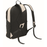 Sac à dos pour ordinateur avec plusieurs poches extérieures 15'' couleur ivoire troisième vue