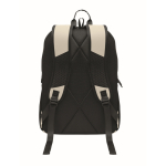 Sac à dos pour ordinateur avec plusieurs poches extérieures 15'' couleur ivoire quatrième vue