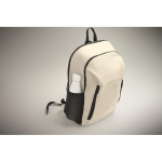 Sac à dos pour ordinateur avec plusieurs poches extérieures 15'' couleur ivoire vue photographique