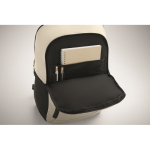 Sac à dos pour ordinateur avec plusieurs poches extérieures 15'' couleur ivoire vue photographique