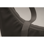 Sac à bandoulière en RPET avec une poche principale couleur gris foncé sixième vue photographique