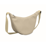Sac à bandoulière en RPET avec une poche principale couleur ivoire