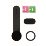 Chargeur sans fil pour voiture avec anneau magnétique couleur noir septième vue