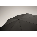 Parapluie pliable anti-vent avec ouverture/fermeture automatiques Ø99 couleur noir cinquième vue photographique