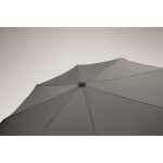 Parapluie pliable anti-vent avec ouverture/fermeture automatiques Ø99 couleur gris cinquième vue photographique