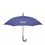 Parapluie ouverture automatique fermeture manuelle coloré Ø103 couleur bleu roi vue avec zone d'impression