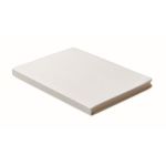 Carnet A5 à couverture rigide fabriqué en canne à sucre, pages lignées couleur blanc