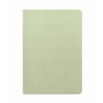 Carnet A5 à couverture rigide fabriqué en canne à sucre, pages lignées couleur vert menthe cinquième vue