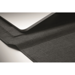Housse pour ordinateur multifonction avec support et tapis souris 16'' couleur noir vue photographique