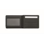Portefeuille en PU avec localisateur intelligent pour appareils Apple® couleur noir troisième vue