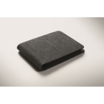 Portefeuille en PU avec localisateur intelligent pour appareils Apple® couleur noir cinquième vue photographique