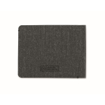 Portefeuille en PU avec localisateur intelligent pour appareils Apple® couleur noir septième vue