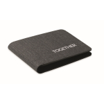 Portefeuille en PU avec localisateur intelligent pour appareils Apple® couleur noir vue principale