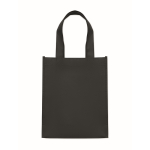 Petit sac en RPET de plusieurs coloris avec soufflet inférieur 80 g/m² couleur noir deuxième vue