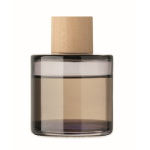 Élégant diffuseur de parfum à la vanille avec détail en bambou couleur noir troisième vue