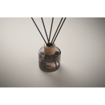 Diffuseur de parfum en verre avec 6 bâtonnets à la vanille couleur noir quatrième vue photographique