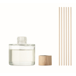 Diffuseur de parfum en verre avec 6 bâtonnets à la vanille couleur transparent deuxième vue