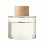 Diffuseur de parfum en verre avec 6 bâtonnets à la vanille couleur transparent troisième vue